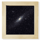 thumbnail image 1 of Luz Blanca Estrella nebulosas Marco cuadrado de escritorio de pared, 1 of 4