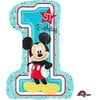 Mickey 1st Birthday 28" Shape Balloon