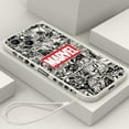 thumbnail image 1 of Marvel superhero cartoon For Apple iPhone 15 14 13 12 11 Pro Max Plus 8 7 SE Liquid Left Rope Phone Case Capa Soft Cover DMH, 1 of 7
