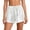 #01 White 【Mix & Match: Stock Up on Your Favorite Colors】, variant on Women's Cotton Blend Shorts with Elastic Waist Drawstring, Casual Loose Fit for Soft Breathable Comfort, Relaxed Everyday Wear, Travel Comfort, Summer Staple, Easy Care, | TruHer,White L