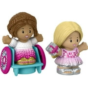 Fisher-Price Little People Barbie Party Figure Pack, 2 Characters for Toddlers