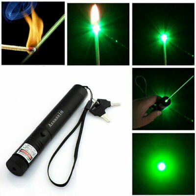 Details about   2pcs 900Miles Laser Pointer 532nm Star Light Green Visible Beam AA Lazer Pen 