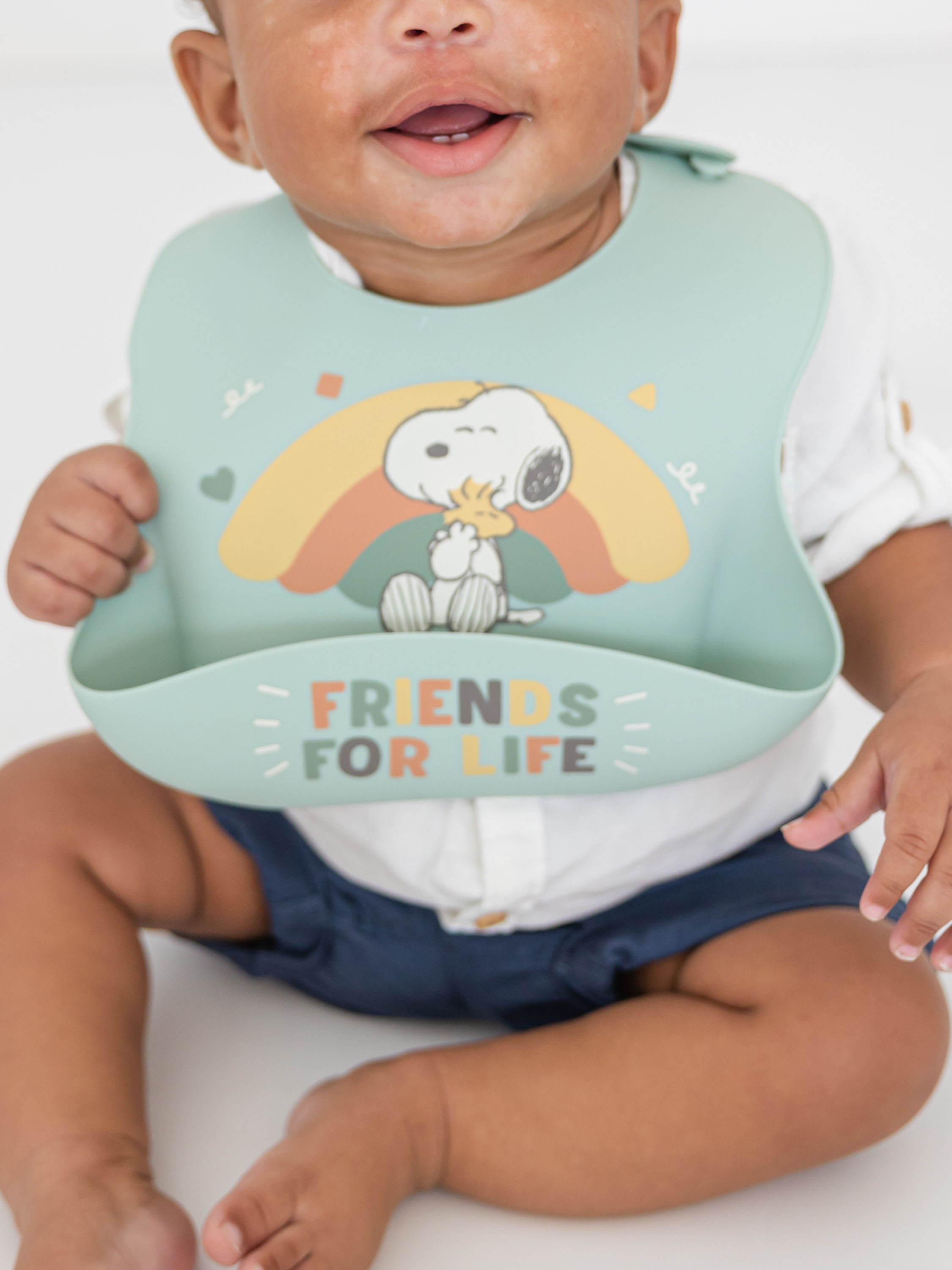 Peanuts Snoopy Silicone Scoop Bib, Unisex photo 3