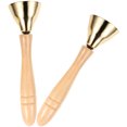 thumbnail image 2 of Shisuyan 1 Pair Handheld Bell Toys Hand Bells Percussion Instrument Children Musical Toys, 2 of 8