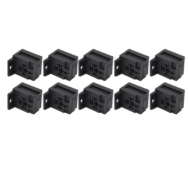 Automotive Relay Socket, Relay Socket Set Flame Retardancy 10Pcs Easy To Operate Wear Resistance Detachable For Workshop