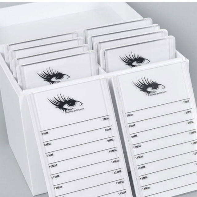 VONKY White 10 Layers Large Space Eyelash Box For Eyelash Extensions Easy Storage Eyelash Extension Holder