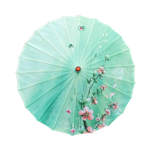 Sombrilla China Jinwen de Seda para Disfraces de Baile
