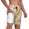 thumbnail image 3 of Balery Summer Travel Mens Swim Trunks Swim Shorts for Men Quick Dry Inseam Beach Shorts with Compression Liner Pocket-Medium, 3 of 9