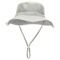 thumbnail image 2 of Sombrero para el sol para bebé con protección solar UPF 50+, sombrero de cubo para niños pequeños, sombreros de playa de verano para niños, sombrero de ala ancha para jugar al aire libre para niños y, 2 of 8