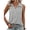 Light Gray, variant on Womens Summer Blouses Comfort Soft Sleeveless Casual Tank Tops Office Work Tank Light Gray Polo Shirts Size XL