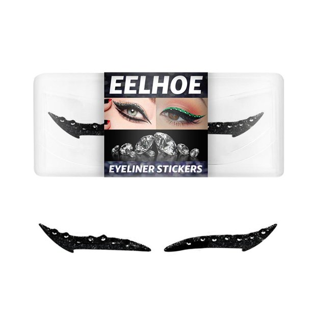 Diamond Eyeliner Stickers Reutilizable Impermeable Eyelid Line Stick Maquillaje Cosmético Autoadhesivo Sweethay CE008240-01