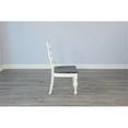 thumbnail image 6 of Pemberley Row Mahogany White/Dark Brown Chair Ladderback 41"H Unassembled, 6 of 9