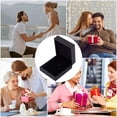 thumbnail image 5 of 1pc PU Leather Jewelry Storage boxes Rectangle Black 8.45x7.4x3.8cm DIY, 5 of 7