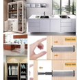 thumbnail image 4 of 10 Pieces Magnetic Push Lock Pad Hinge Locks Push Open Locks - For Cabinet Drawer Furniture and More, 4 of 5