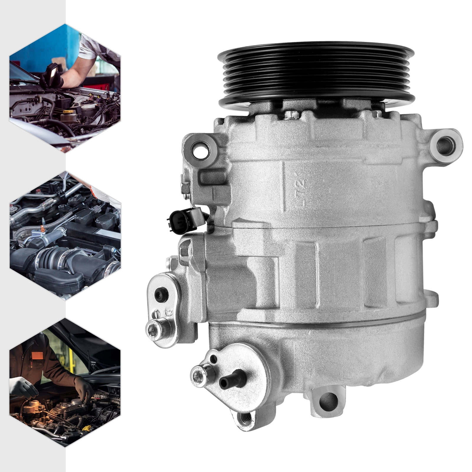 Air Conditioner Compressor W/ Clutch For BMW 325i 328i 330i 528i 525i 530i M3 2006 2007 2008 2009-2013