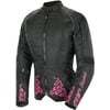 Joe Rocket Heartbreaker 3.0 Women's Textile Motorcycle Jacket (Black/Pink, Medium) Black / Pink