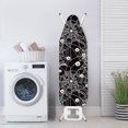 thumbnail image 4 of HELLHERO Spider's web Eyeball Iron Padding Cover Hook and Loop Fasteners Household Scorch Guard Ironing Board Protective Cloth (15x54), 4 of 6
