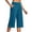 Navy, variant on Yoga Capri Pants for Women High Waisted Wide Leg Workout Pants Stretch Comfy Capris with Pockets