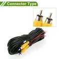 thumbnail image 4 of Unique Bargains Reverse Rear View Parking Camera Video Cable 20m/65.62ft Black RCA 1 Pcs, 4 of 7