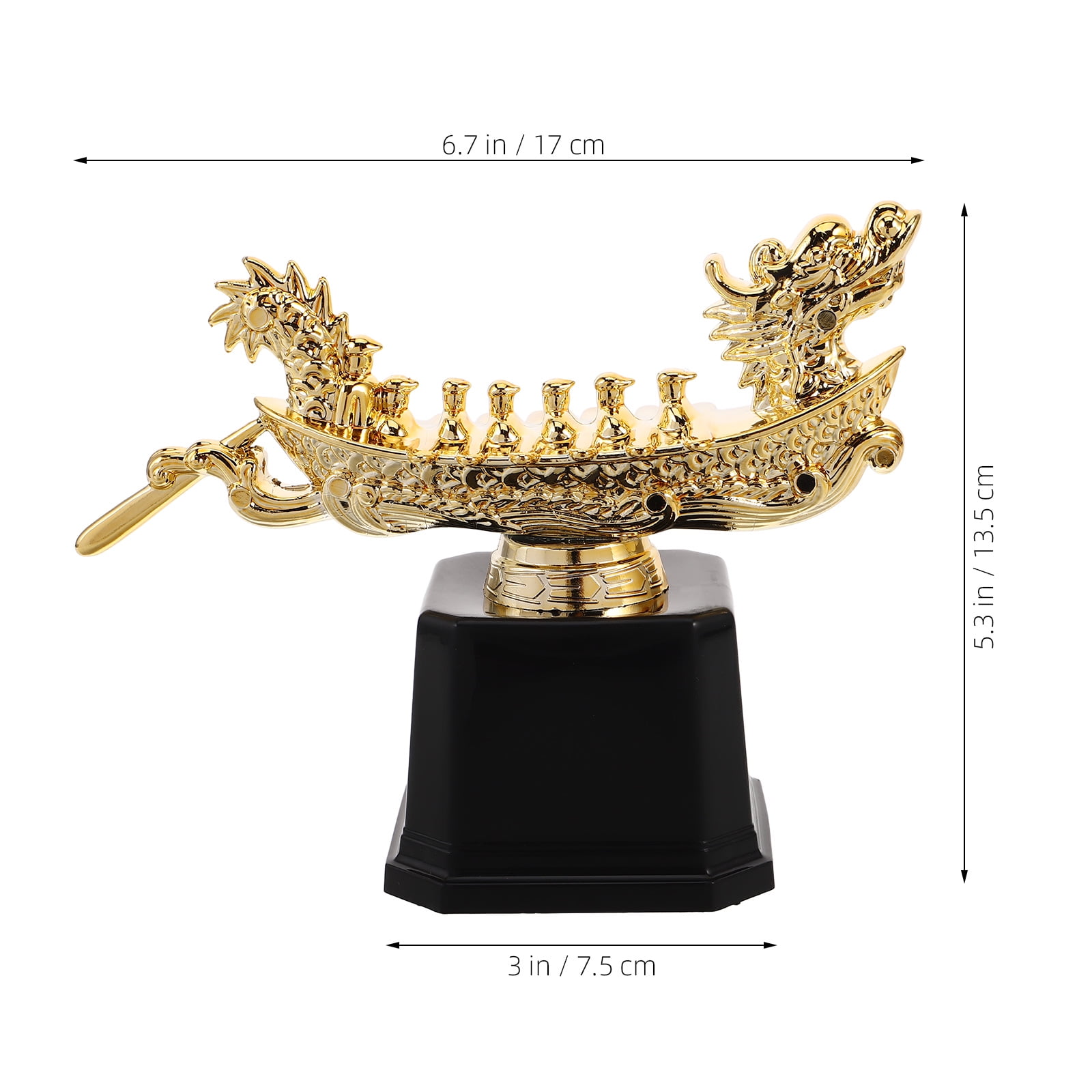 Worgeous Gold Award Statue for Sports Competition Plastic First Place Trophies Corporate Events Trophy Prize for Family Birthday Celebrations