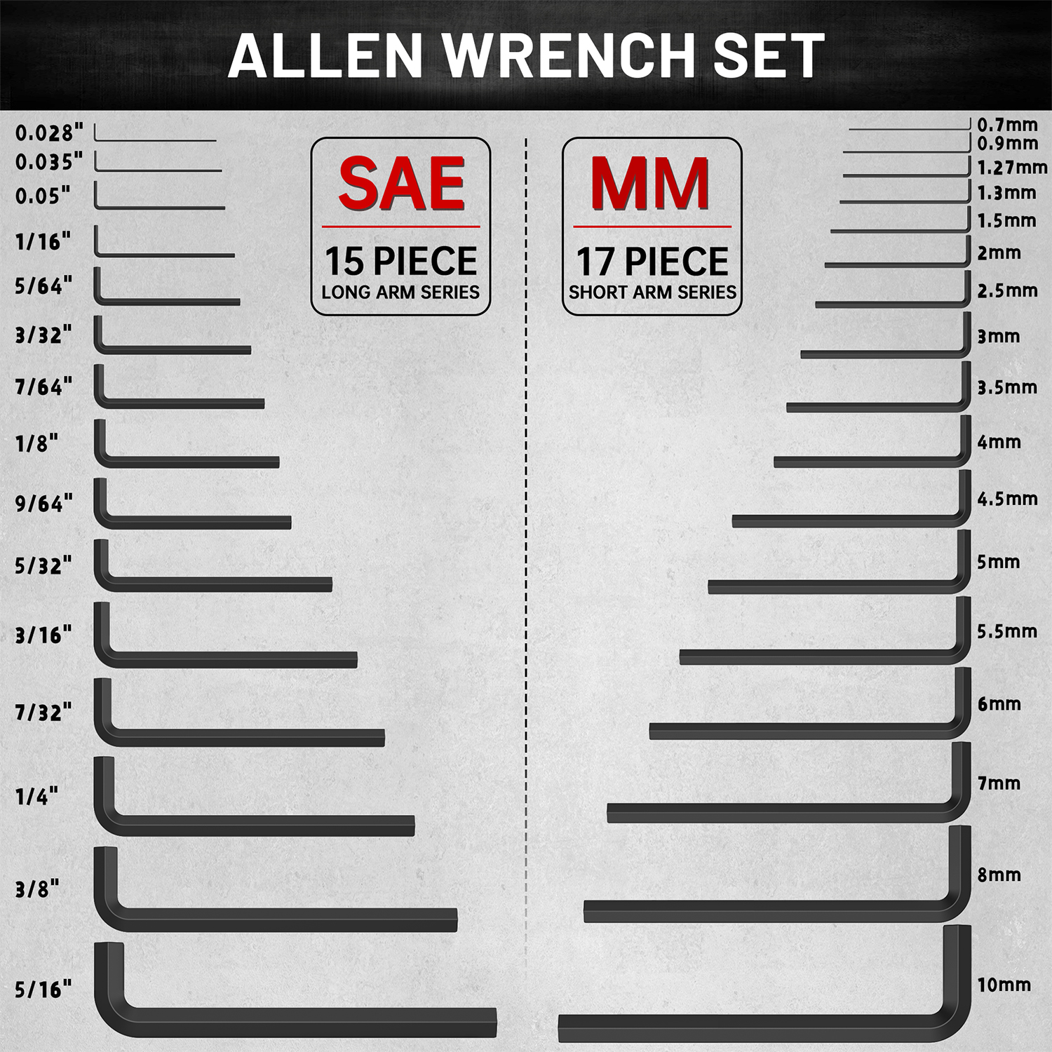 Xueyu 35-Piece Hex Key Set with Storage Case photo 5