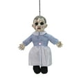 thumbnail image 1 of Poupée effrayante suspendue au visage fissuré avec son,Décoration d'intérieur pour Halloween, par Way To Celebration, 1 of 5