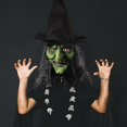 thumbnail image 2 of Máscara de Halloween JanHm Realista Completa Anciana Aterradora Bruja Cosplay Látex con Sombrero, 2 of 5
