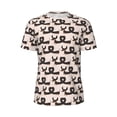 thumbnail image 5 of Wukai Cute Puppy Print Men's Short-Sleeved Mesh T-Shirt,Quick-Dry Short Sleeve Workout T-Shirt-Medium, 5 of 8