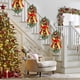 thumbnail image 4 of Adornos navideños preiluminados inalámbricos para escaleras, coronas navideñas para puertas de entrada, paredes, ventanas, adornos colgantes para interiores y exteriores, decoración navideña para el, 4 of 7