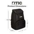 thumbnail image 5 of RTIC 15-Can Lightweight Cooler Backpack with Pockets, Black, 5 of 9