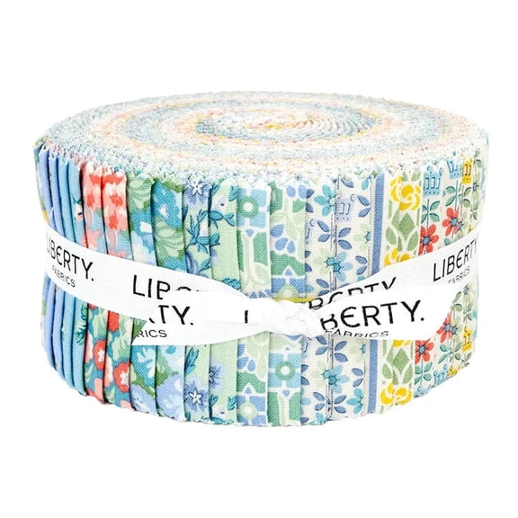 Riley Blake - Palace Gardens 2.5" Rolie Polie by Liberty Fabrics 40 pcs