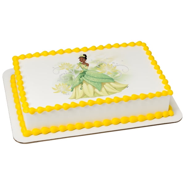 Disney Princess Tiana Sparkle Shine 2 Round Cupcake Sheet