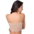 thumbnail image 2 of WAXCMXYH Women's Cotton Strapless Bra, Beige, 2 of 2
