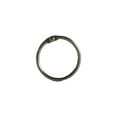 thumbnail image 1 of Wosthever 50 piezas de anillos de encuadernación de Metal, álbumes circulares DIY, aros de libro de hojas sueltas, anillo de álbum de recortes Artesanía Negro interior 20mm, 1 of 6