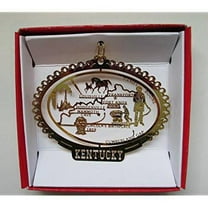 Nations Treasures Kentucky State Landmarks Brass Ornament