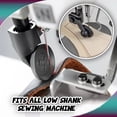 thumbnail image 3 of Farfi Sew Leather Material Press Foot Flat Roller Presser Sewing Machine Accessories (Black), 3 of 9