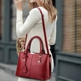 thumbnail image 2 of Purses and Handbags for Women Fashion Messenger Bag Ladies PU Leather Top Handle Satchel Shoulder Tote Bags, 2 of 6