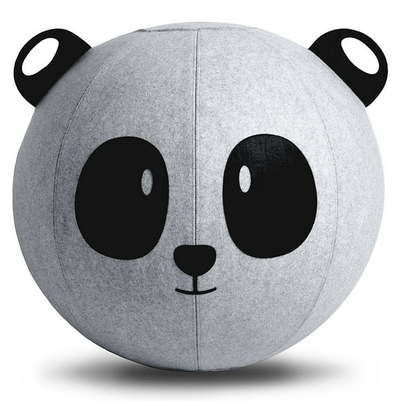 Vivora Niko Chaise Balle d'Exercice Gonflable pour Enfants de 18 Pouces à Rebond, Panda