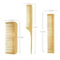 thumbnail image 6 of Joernso Comfortable Grip Hair Comb No Odor Bamboo Narrow-Tooth Scalp Comb for Bathroom, 6 of 8