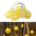 thumbnail image 2 of Terrazas Lámpara colgante Decoración para el hogar 150cm SM SunniMix Luz de cuerda de limón, 2 of 8