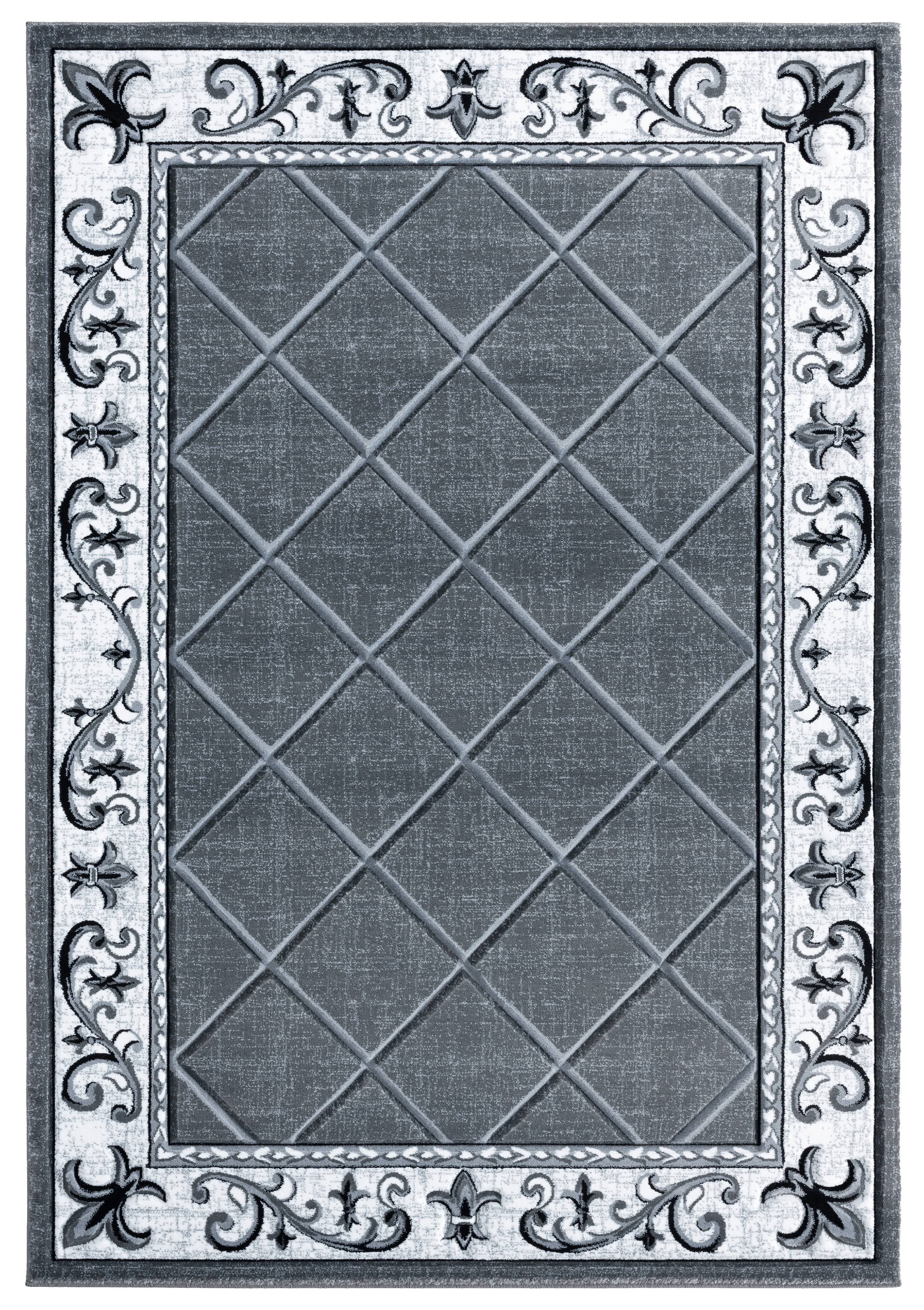 United Weavers Drachma Kengsley Transitional Border Accent Rug, Grey, 1'10" x 2'8"