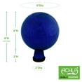 thumbnail image 4 of Achla Designs 6 Inch Gazing Glass Globe Sphere Garden Ornament, Blue, 4 of 7