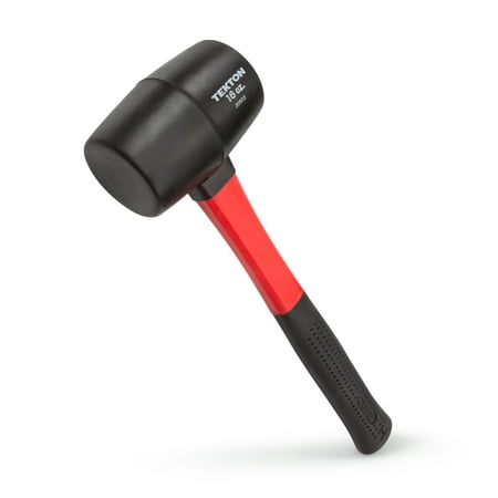 TEKTON Fiberglass Handle Rubber Mallet, 16-Ounce 30603