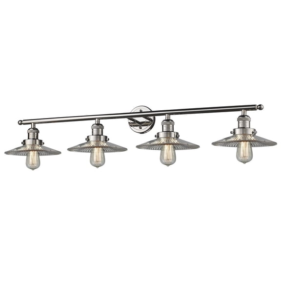 Innovations 4-LT LED Halophane 45" Bathroom Fixture - Polished Nickel - 215-PN-G2-LED