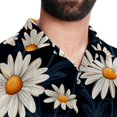 thumbnail image 5 of Daisy Men's Short Sleeve Button Down Casual Beach Printed Shirts, 5 of 6