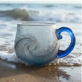 thumbnail image 6 of Sea Glass Wave Mug, 12 oz Handblown Sea Wave Glass Mug Cup, Unique Textured Beach Theme Mug for Tea, Wine, Handcrafted Sea Inspired Drinkware Gift for Friends Family Sea Lovers, 6 of 9
