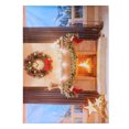 thumbnail image 4 of Christmas Backdrop Window and Fireplace Family Portrait Photo Booth Backdrop, 4 of 9
