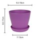 thumbnail image 2 of Paquete de 12 macetas de plástico para vivero de flores, plantas de interior al aire libre para su habitación, oficina, decoración de jardín con apertura de bandeja Ormromra CPB-US-DYP15-4, 2 of 5