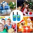 thumbnail image 4 of Walkie Talkies para niños, juguetes, regalos, Walkie Talkie para niños, radio FRS de largo alcance para niños y niñas de 6 a 12 años, calcetín de regalo (azul, 1 par), 4 of 5