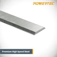 thumbnail image 2 of POWERTEC 12 Inch Planer Blades for Craftsman 21722, 21780, Harbor Freight Central Machinery Surface Planer 95082 Planer, Replacement for Craftsman 217220 Planer Knives, Set of 4, 12804DD, 2 of 7